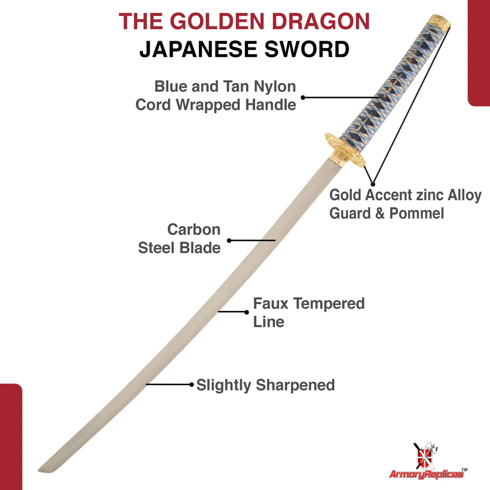 金龙预言收藏品展示日本武士刀 — 第 3/4 张图片