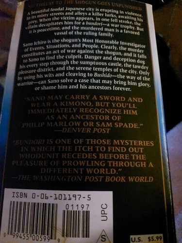 Bundori & The Way Of The Traitor 2 by Laura Joh Rowland Sano Ichiro mystery - Picture 2 of 2