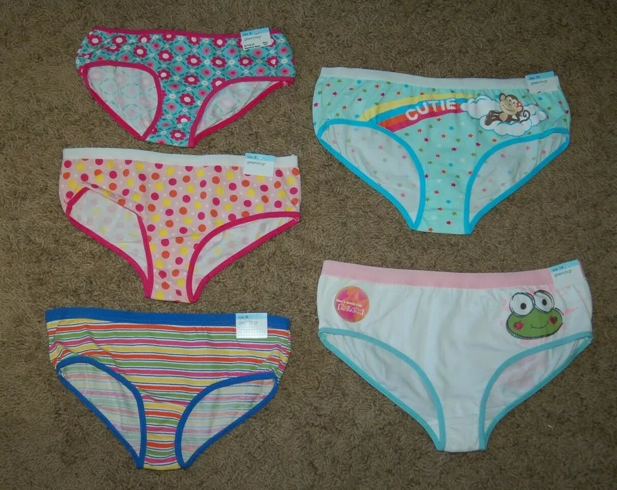 NWT Girls Greendog Girl Short Underwear/Panties Size 8 10 12 14