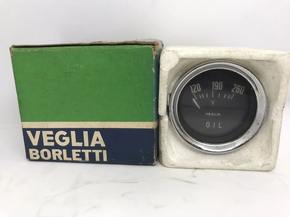 FERRARI 250 GT GTE 1960 - 1962 OIL TEMP GAUGE VEGLIA - Image 3 of 4
