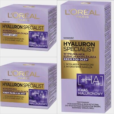 L Oreal Hyaluron Specialist Replumping Anti Wrinkle Day Night Eye Cream Ebay