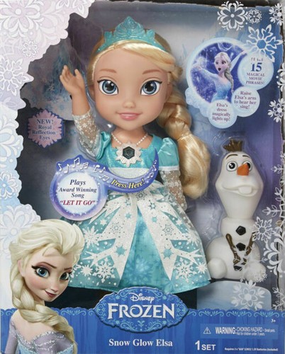 frozen light up elsa doll