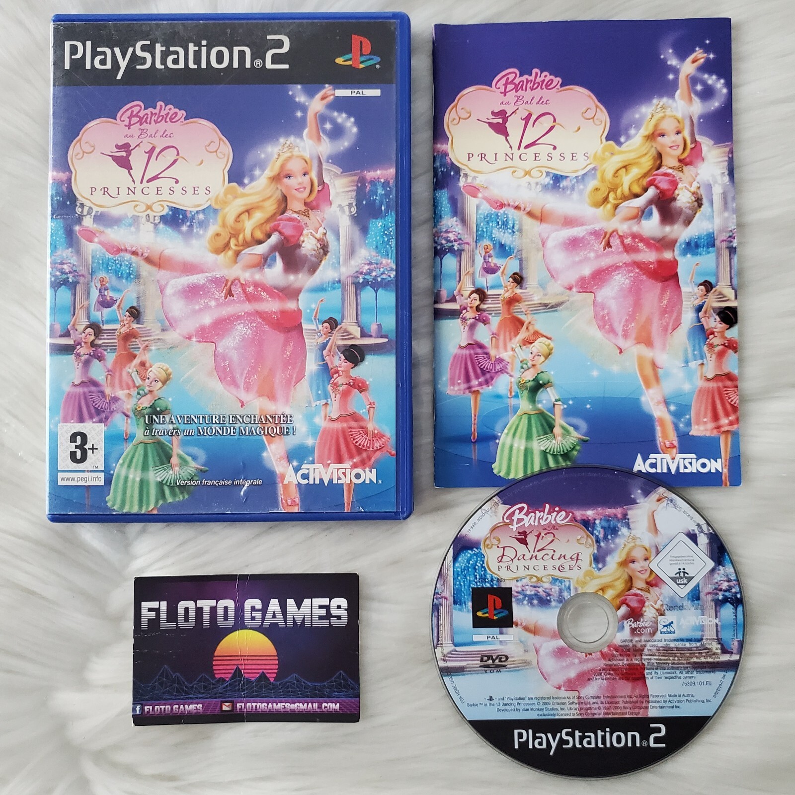 Jeu Barbie au Bal des 12 Princesses pour PS2 Complet PAL FR - Floto Games