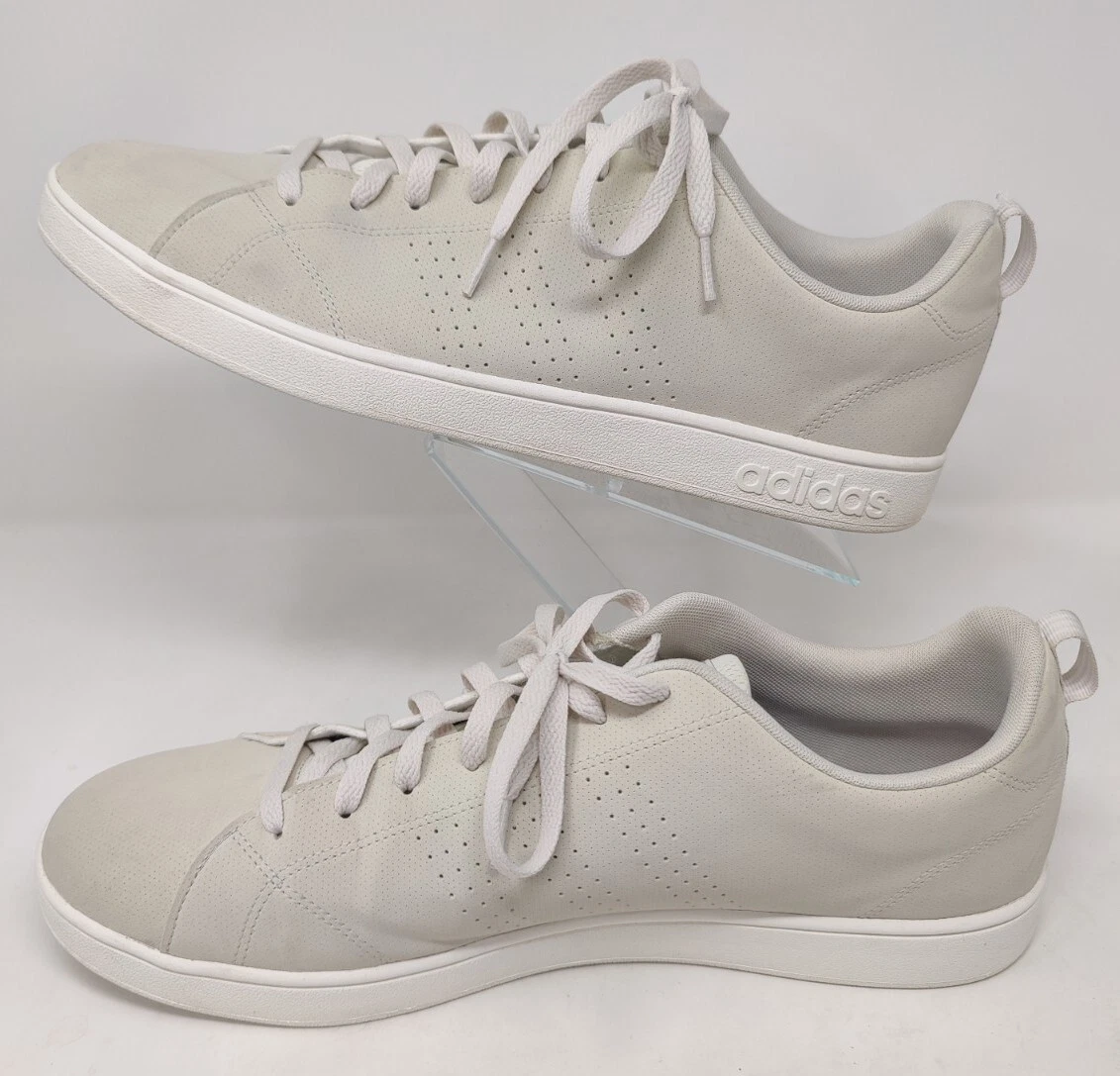 es suficiente Accesible Dejar abajo Adidas VS Advantage CL Athletic Tennis Shoes Mens Light Beige F36471 Size  14 | eBay