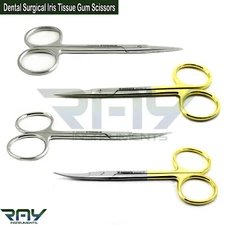 Dental Surgical Dissecting Operating Tissues Gum Suture Iris Scissors TC Shears