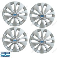"4 StüCk Neue Radnabenabdeckungen Kunststoff Silber 15\" FüR Suzuki Baleno Gec"