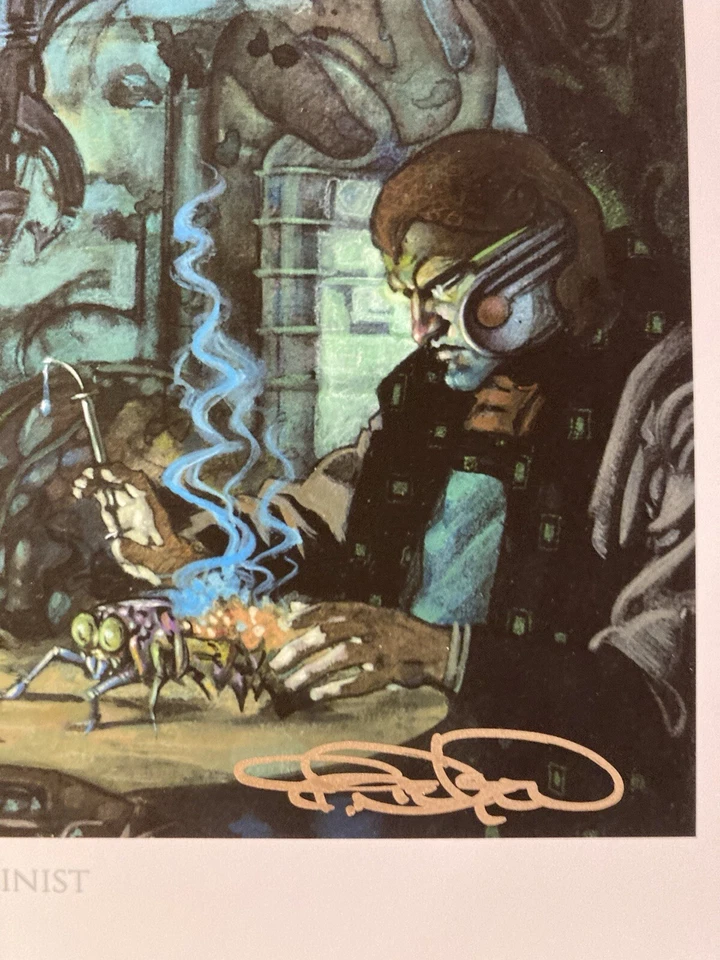 MTG✨Artist Signed STRONGHOLD BIOLOGIST Artist Proof CARD/PRINT✨Nemesis T NIELSEN - Image 2 of 4