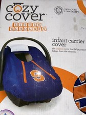 NIB. Syracuse University Cozy Cover Lightweight Car Seat Infant Carrier Cover