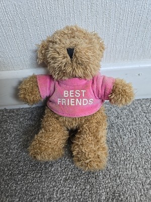 BAYLIS & HARDING TEDDYBÄR WEISS PLÜSCHTIER STOFFTIER TEDDY 7 ZOLL