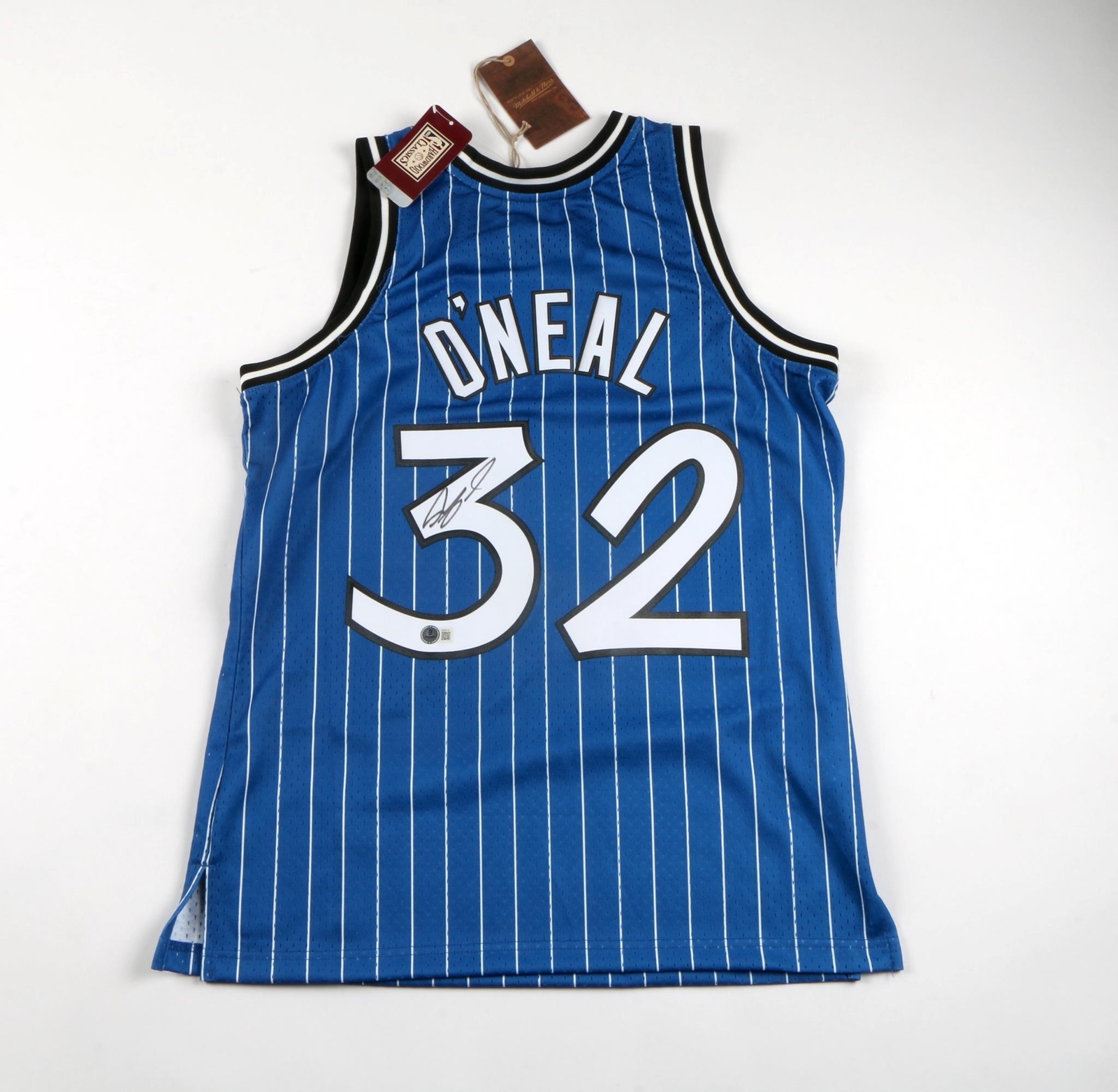 Shaq Autographed Signed Jersey Orlando Magic Authentic Shaquille O'neal Autograph Beckett 