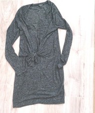 Express Charcoal Long Sleeve Dress Size M