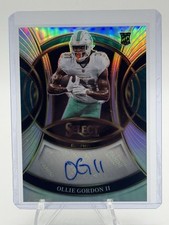 Ollie Gordon II Auto 2025 Panini Select Rookie Signature #RSI-OGN (RC, AU)