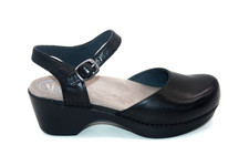 Dansko Sam Women's Black Soft Full Grain Leather Mary Jane Size EUR36 US 5.5-6