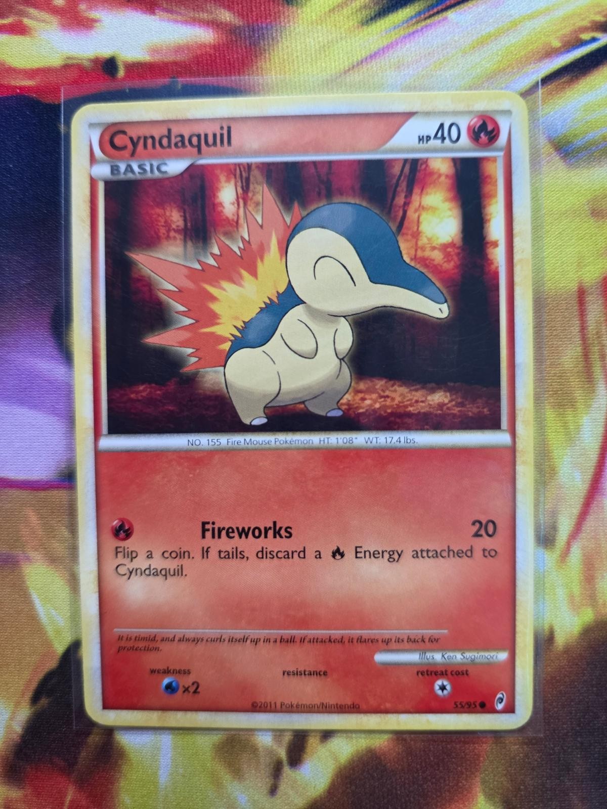 CYNDAQUIL 55/95 Common Call of Legends Pokemon Near Mint