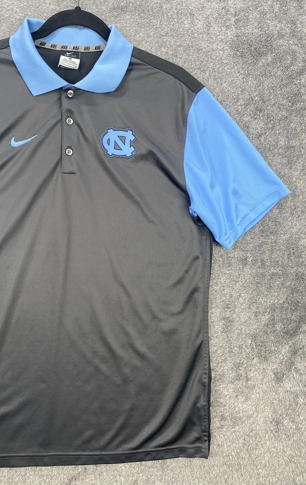North Carolina Tar Heels Shirt Mens Large Black NCAA Basketball Nike Dri Fit - Image 3 of 4