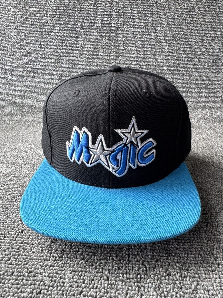 Mitchell & Ness Orlando Magic NBA Snapback Hat Black Blue One Size
