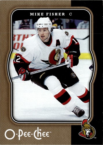 2007 O-Pee-Chee Mike Fisher #342 card