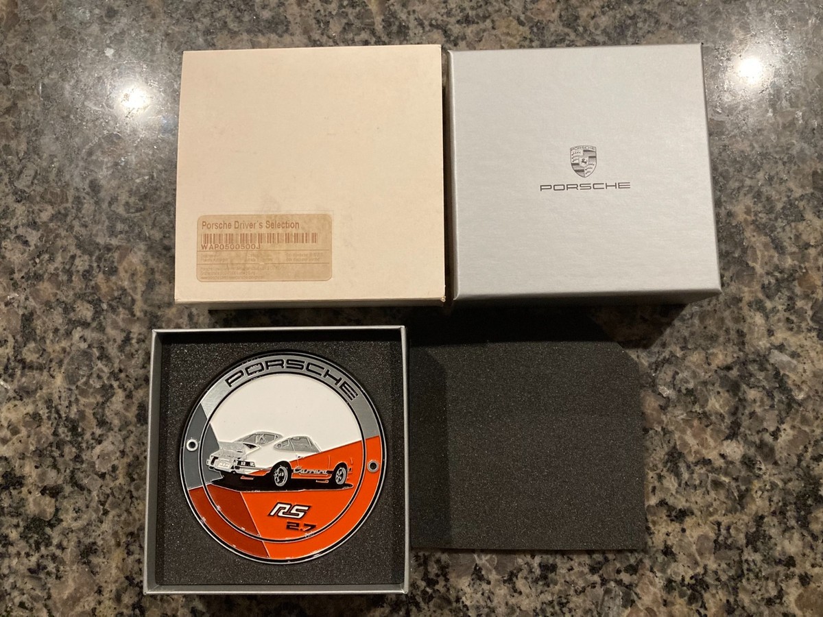PORSCHE GRILL BADGE LTD. & NUMBERED EDITION OF THE 911 RS 2.7 No