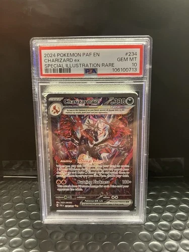 2024 POKEMON PAF EN-PALDEAN FATES SPECIAL ILLUSTRATION RARE CHARIZARD EX PSA 10