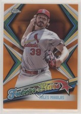 2019 Topps Chrome Future Stars Orange Refractor 4/25 Miles Mikolas #FS-3 j0u