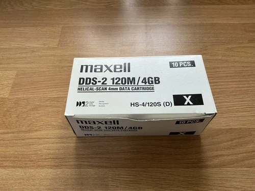 DDS-2 Data Cartridges - Box Of 10 New, Sealed