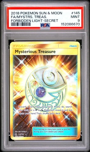 Pokemon Mysterious Treasure Forbidden Light 145/131 Secret Rare PSA 9 Mint