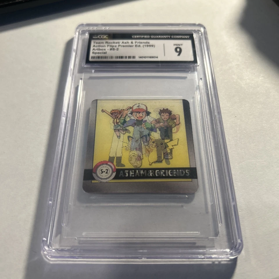 1999 Pokemon Team Rocket/Ash & Friends Action Flipz S-2 Graded CGC 9 - Image 2 of 4