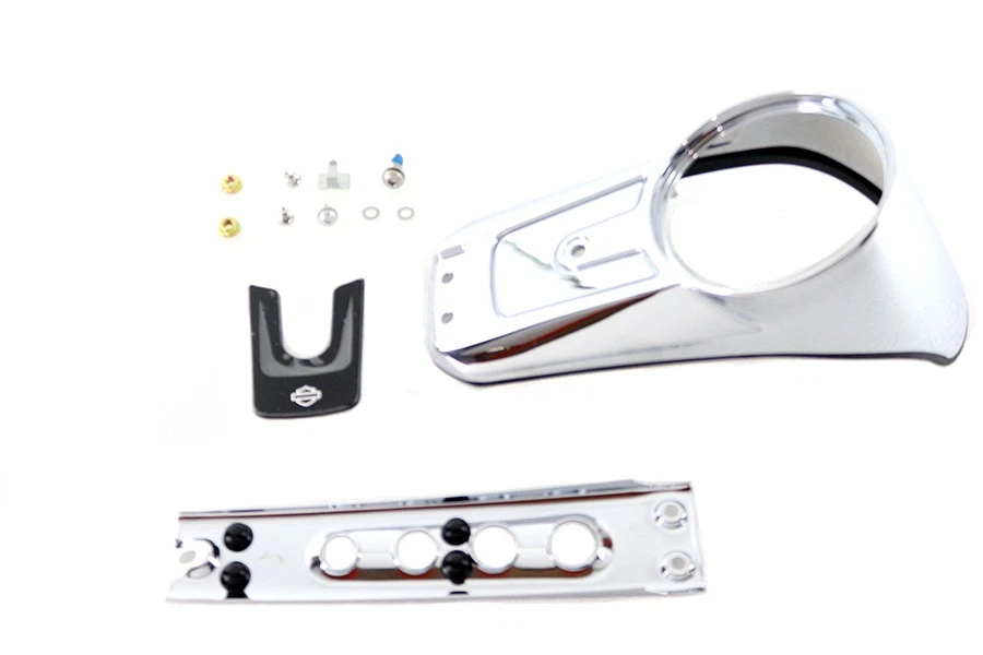 Softail Deluxe Dash Panel Chrome fits Harley Davidson - Image 3 of 4
