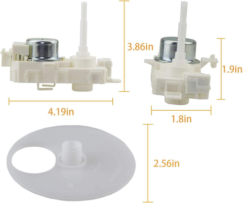 1 Set Dishwasher Diverter Valve Motor with Seal Gasket Replacement Kit - Picture 2 of 12