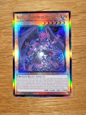 Yugioh Blackwing Simoon the Poison Wind RA01-EN012 Ultimate Rare English