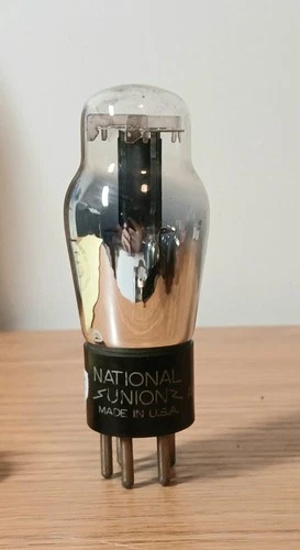 Vintage Tested Strong National Union Type 76 Amplifier Radio Audio Vacuum Tube
