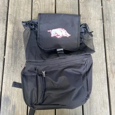 Picnic Time Zuma 7.5qt Backpack Cooler - Black Arkansas Razorbacks New With Tags