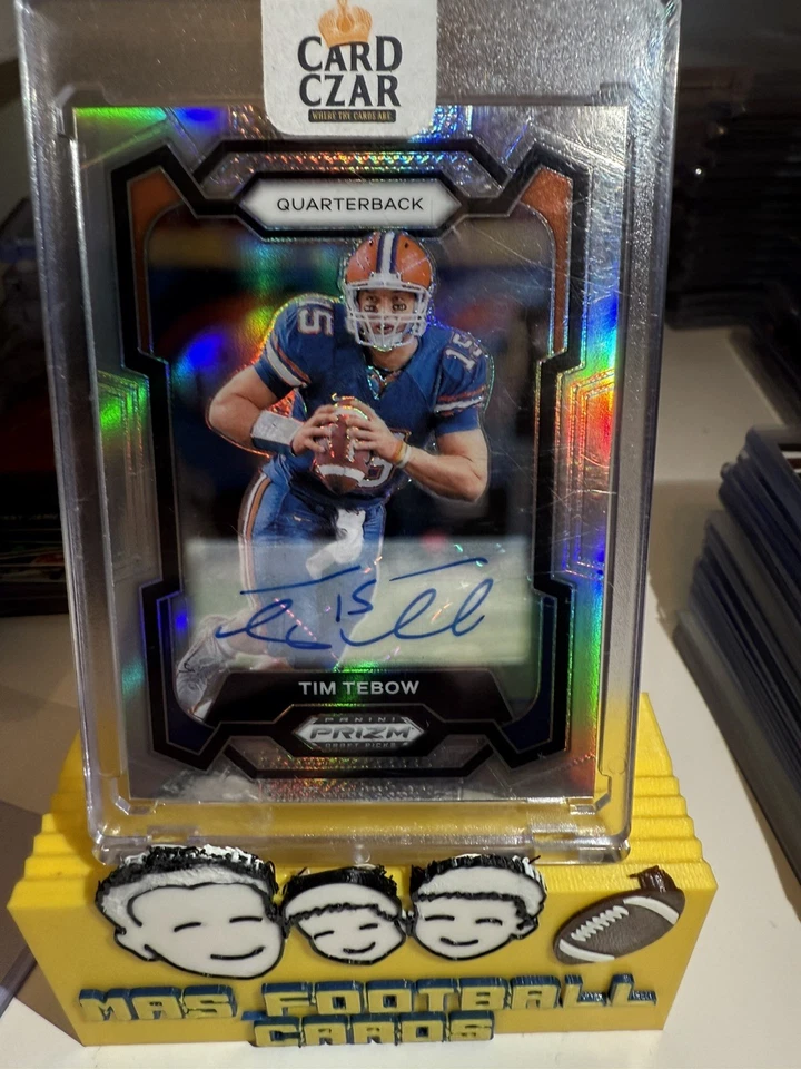 2024 Prizm Draft Picks TIM TEBOW Silver Auto - Image 2 of 4