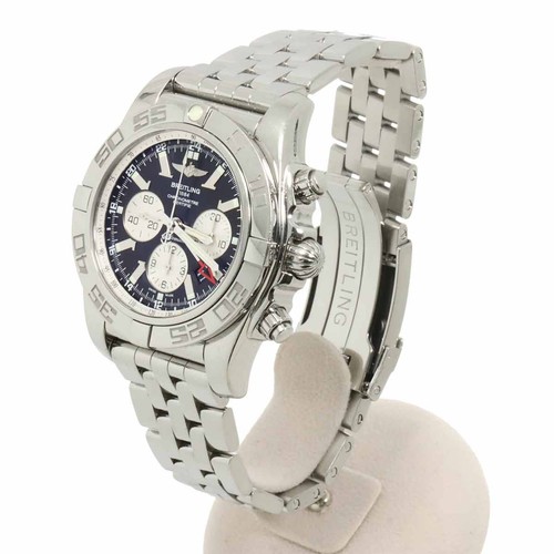 Breitling Chronomat GMT AB0410 Watch, Date, Black, Automatic M...