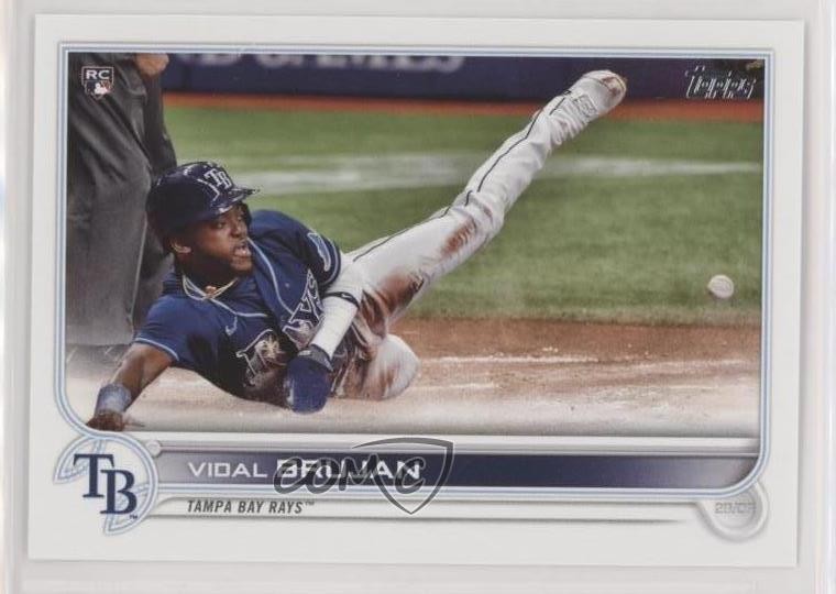 2022 Topps Series 1 Image Variation SP (Sliding) Vidal Brujan #25 0w7