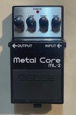 Effetto distorsione chitarra - Boss ML-2 Metal Core.