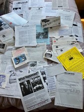 VINTAGE DELOREAN DMC ASSOCITAION CLUB MEMBER EPHEMERA LOT