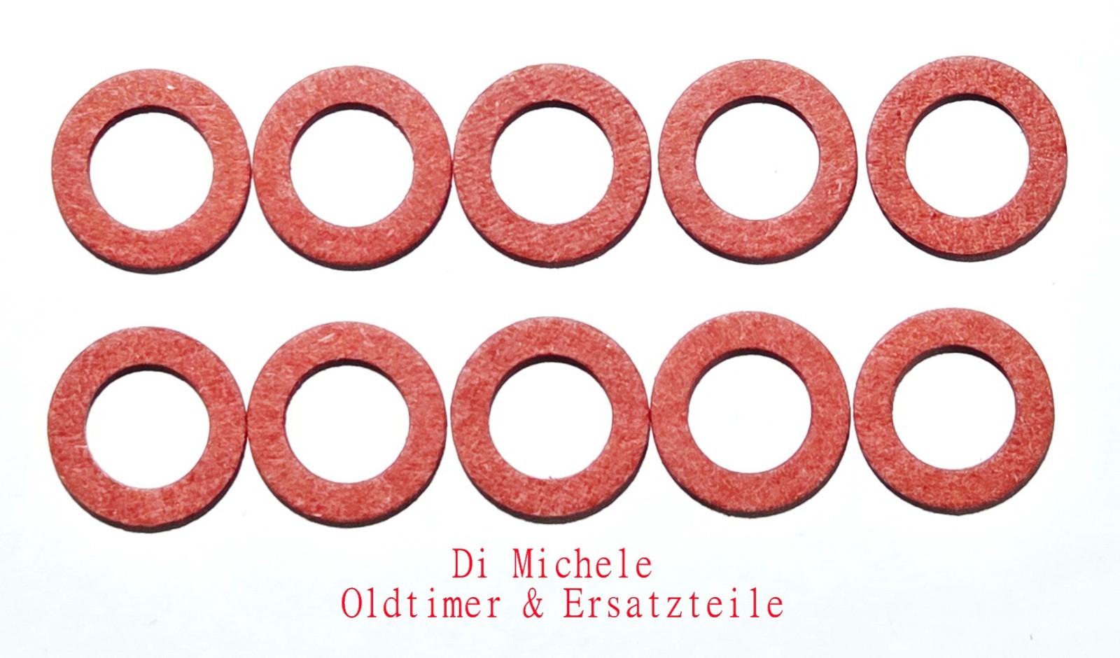 10X Fiber Ring For Gas Connection, 12X20X1.5Mm, B. 9309