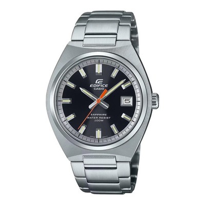 Casio Edifice Herren Quarzuhr EFB-109D-1AVEF schwarzes Datum Zifferblatt Stahlband 100M