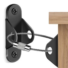 Furniture Anchors 10 Packs Anti Tip Furniture Anchors for Baby Proofing, Fu...