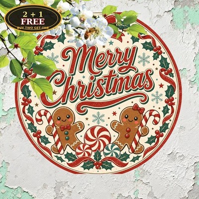 merry_christmas_quote_round_christmas_sign_design_2d_flat_round_cute_gingerbread