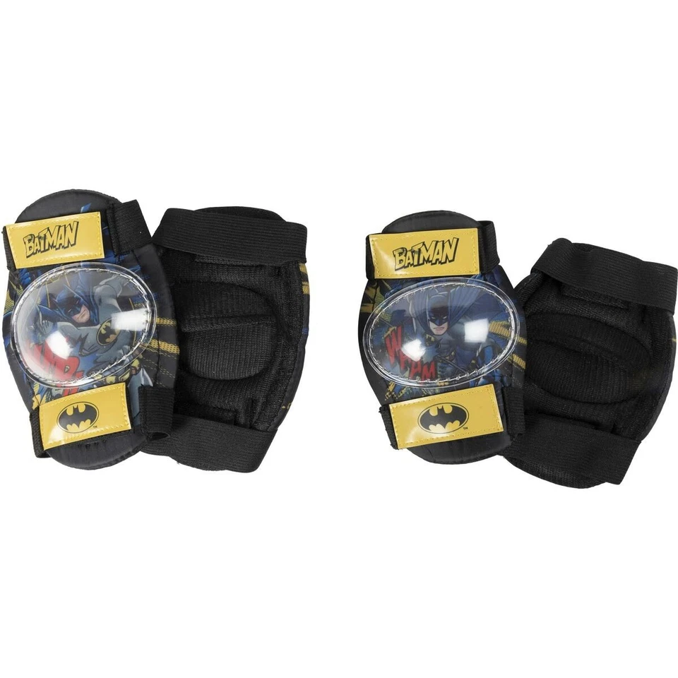 Kit Coderas y Rodilleras Batman CZ10957 Negro/Amarillo - Imagen 2 de 2