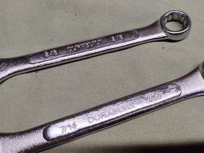 #ad #ad Two Durabuilt 12 Point Combination wrenches 3 8 amp; 7 16quot; $4.00