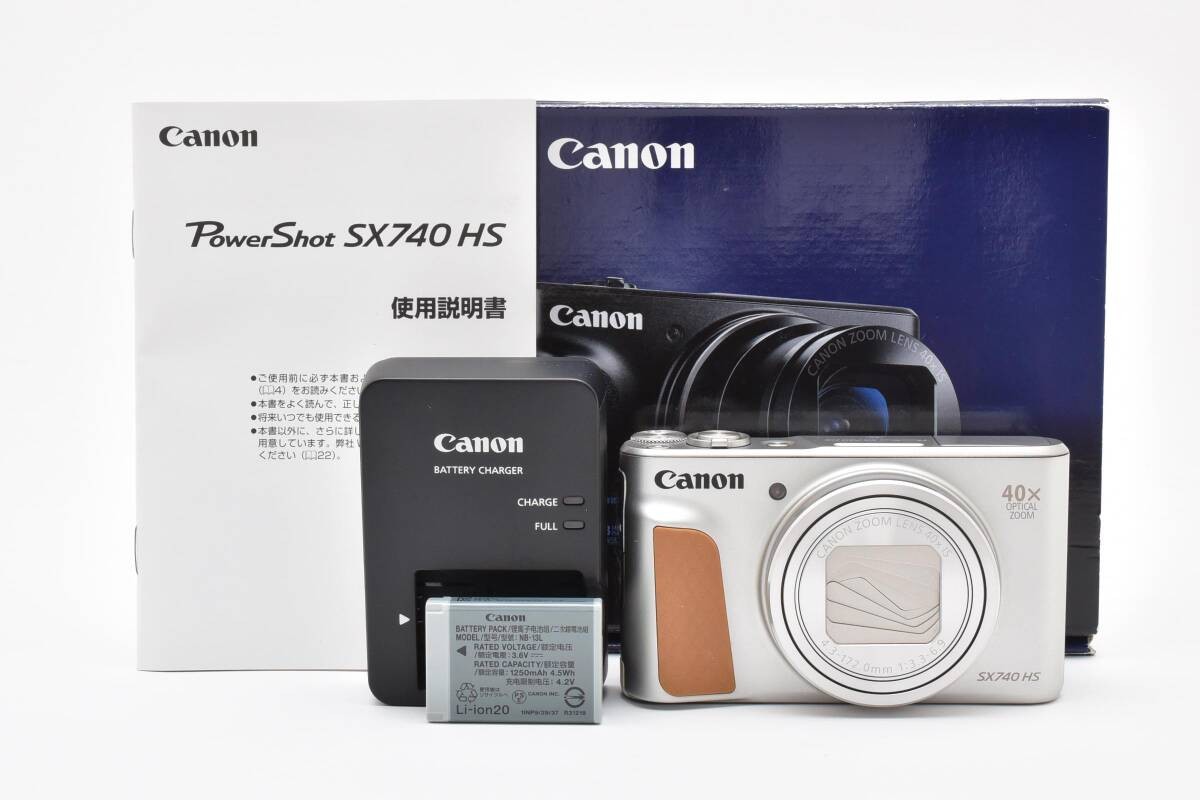 MINT Canon PowerShot SX740 HS Silver Compact Digital Camera 1day