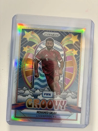 2025-26 Panini Prizm FIFA Mohamed Salah #2 Groovy Case Hit SSP