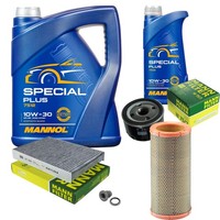 Inspektionspaket 6L Mannol Special Plus 10W-30 FüR Renault Megane I Klasseic
