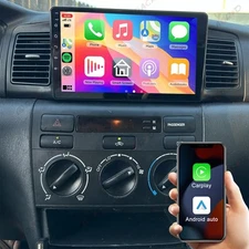 ANDROID 15 CAR STEREO CARPLAY GPS BT RADIO 2+32GB FOR TOYOTA COROLLA 2003-2008