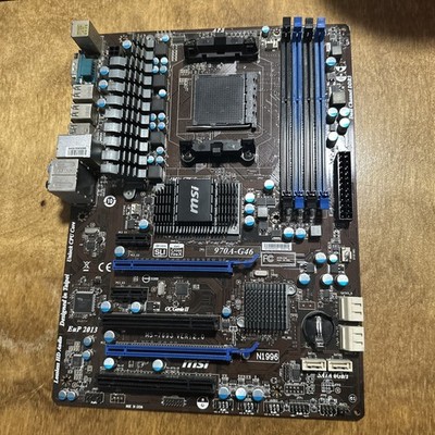 MSI 970A-G46 MS-7963 Ver 2.0 Socket AM3+ AMD SATA 6Gb/s DDR3 Motherboard