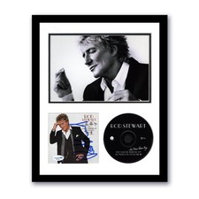 Rod Stewart "The Great American Songbook" SIGNED Framed 11x14 CD Display B ACOA