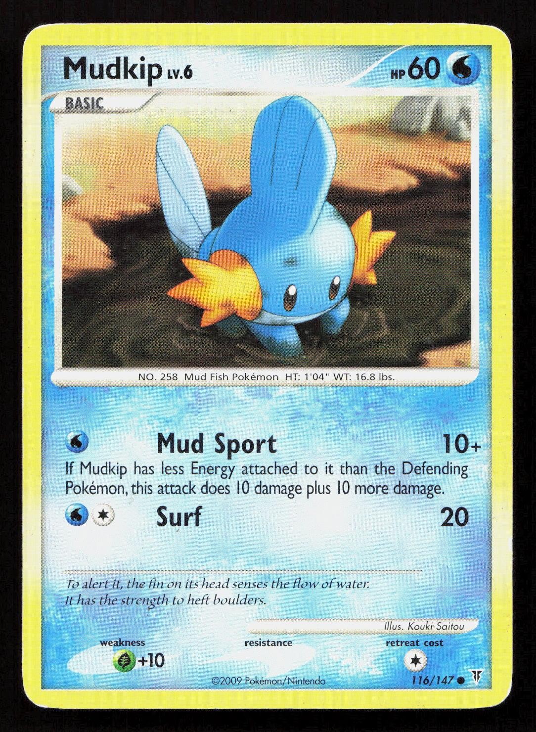 MUDKIP 116/147 Pokemon SUPREME VICTORS